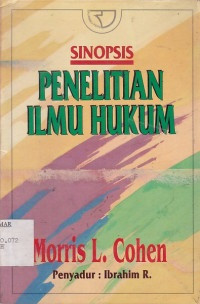 Sinopsis Penelitian Ilmu Hukum