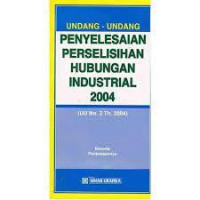 Undang-undang Penyelesaian Perselisihan Hubungan Industrial 2004