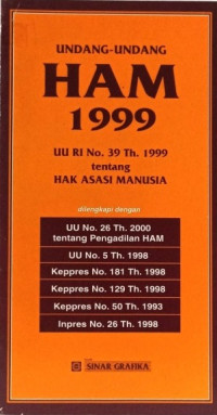 Undang-undang HAM 1999