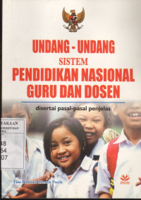 Undang-undang Sistem Pendidikan Nasional Guru dan Dosen