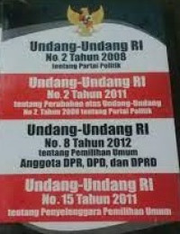 undang undang ri no 2 tahun 2008 tentang partai politik