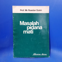 Masalah Pidana Mati